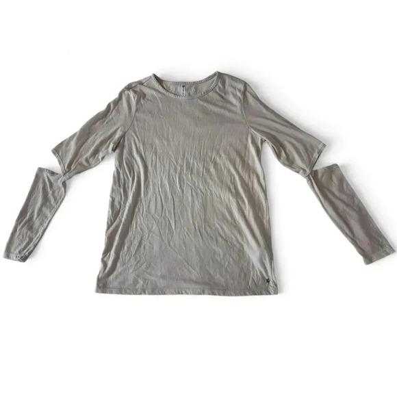 Fabletics Women's Long Sleeve Light Pink Lightweight Athletic Top Size M - Picture 1 of 7